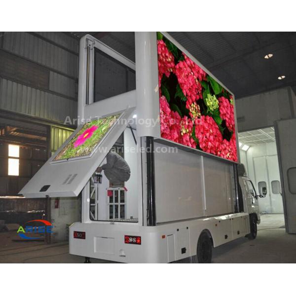High Brightness P12 Truck Mounted LED Screens Outdoor With Waterproof Video