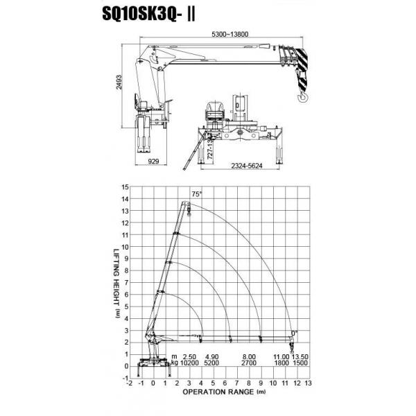 10T Hydraulic Telescoping Boom Crane