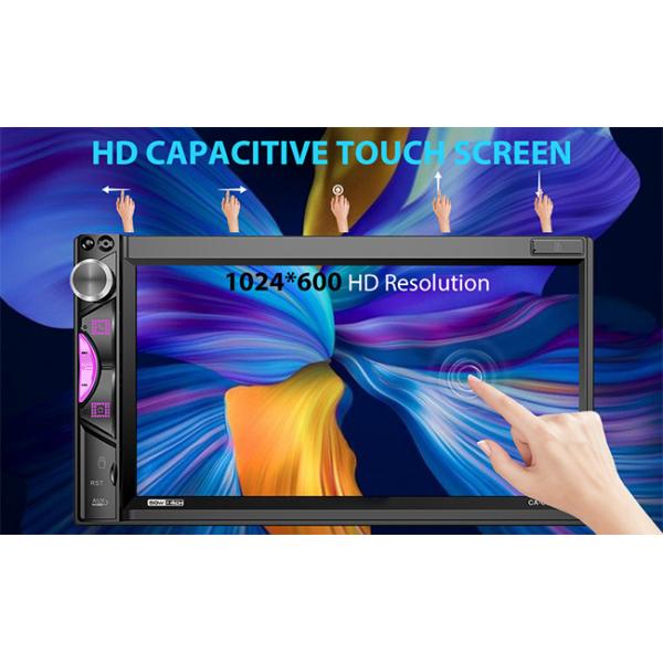 USB 7 дюймовый Android Автомобильный стерео 1024 * 600 IPS Screen Автомобильный стерео Внешний микрофон