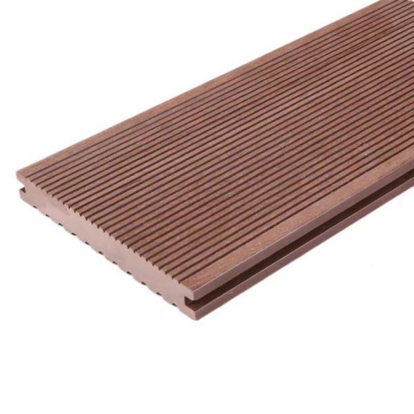 Engineered Pattern Brown WPC Wood Plastic Composite Outdoor Floor Decking for Outdoor