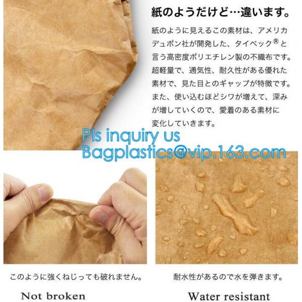 TYvek paper bag,water resistant paper bag, custom Tyvek tote shopping bag, promotional bag tyvek tote bag foldable tote