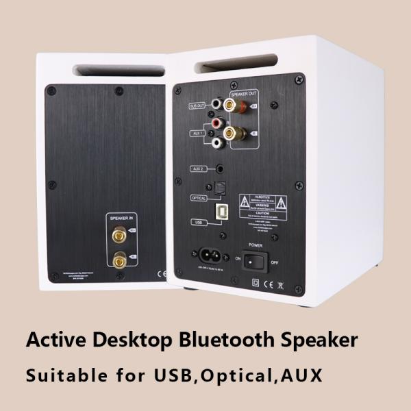 Altavoz Bluetooth activo AS30 60W, gabinete de madera, 2.0 canales