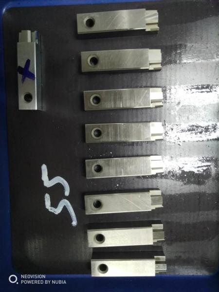 8+8 Symmitrical Precision Plastic Mold Components in 1.2344 esu Steel