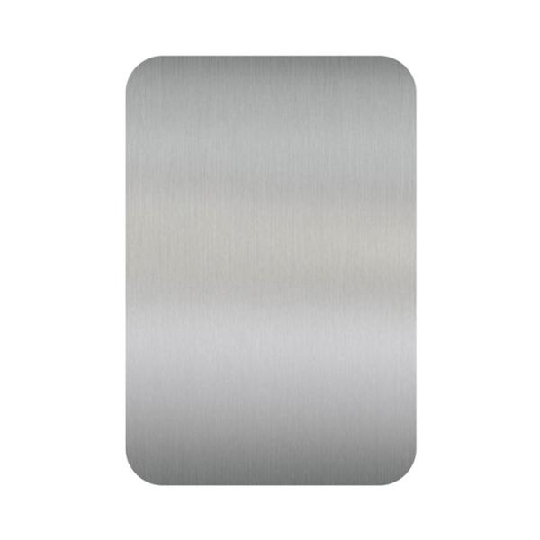 PVC Film Stainless Steel Flat Sheet Cold Rolled 0.5mm x 1219mm x 2438mm Brushed No.4