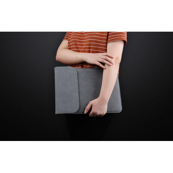Practical Leather Fashion Laptop Sleeve , Notebook Case Bag Waterproof