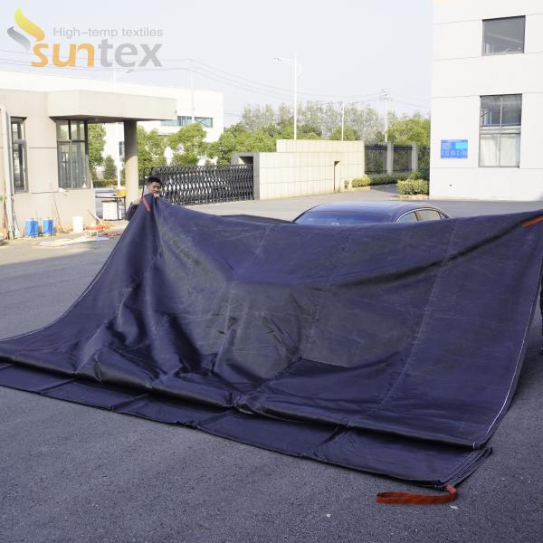 Suntex Car Fire Blanket Silicone Fire Blanket High Temperature Resistance