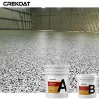 Les flocons sûrs collent le revêtement de plancher de résine avec des couleurs et des textures faites sur commande
