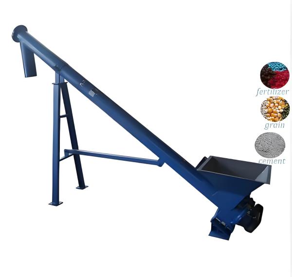 Animal Feed Heating Flexible Cement Horizontal U-shaped Spiral Conveyor