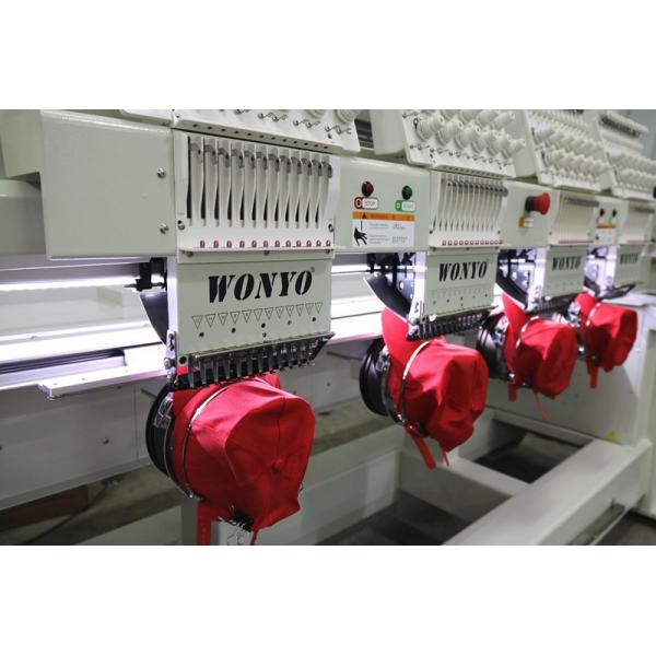 Computer 8 Head Wonyo WY1208C Commercial Embroidery Machine