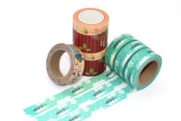Fita clássica colorida de Washi do Natal 65g do papel de embrulho
