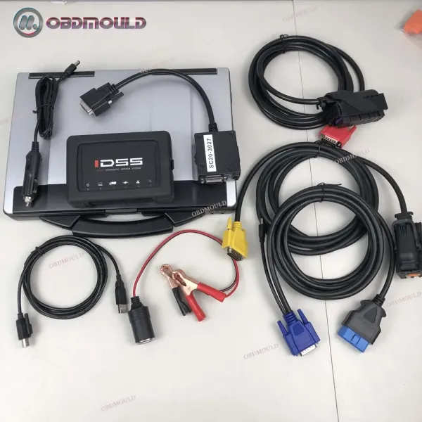 Laptop CF53 con escáner de diagnóstico IDSS original de Isuzu con software versión 2025, hardware y software todo en uno, soporte multilingüe para diagnóstico de camiones y excavadoras