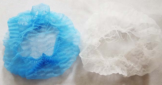 Hygienic Disposable Head Cover / High Safety Disposable Mop Cap