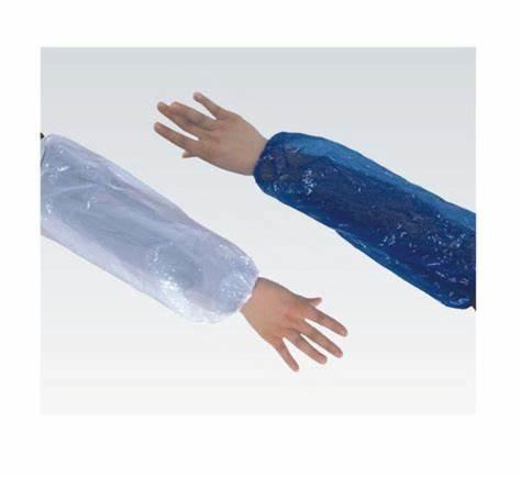 Nonwoven Fabric Elastic Plastic Sleeve Protectors With Elastic For Arms