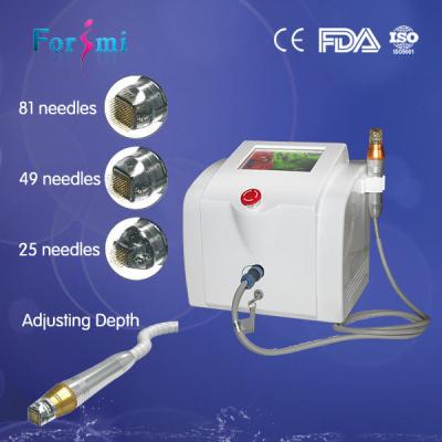 microneedle RF machine improve saggy skin, wrinkles, acne scars, large pores