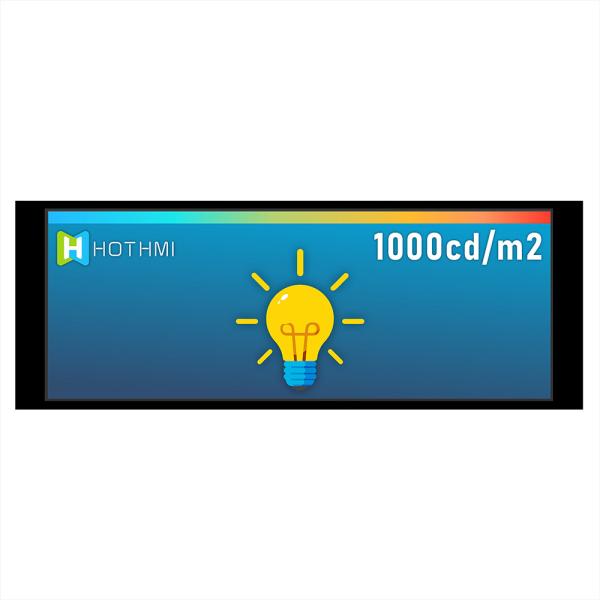 6.8 Inch Hight-Brightness TFT LCD Display LVDS Interface