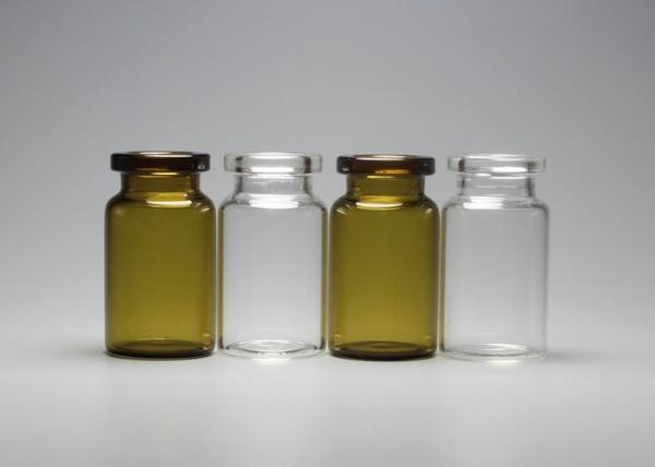 7ml Clear or Amber Medicine Glass Vial