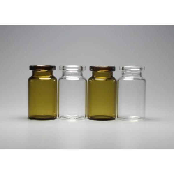 7ml Clear or Amber Medicine Glass Vial