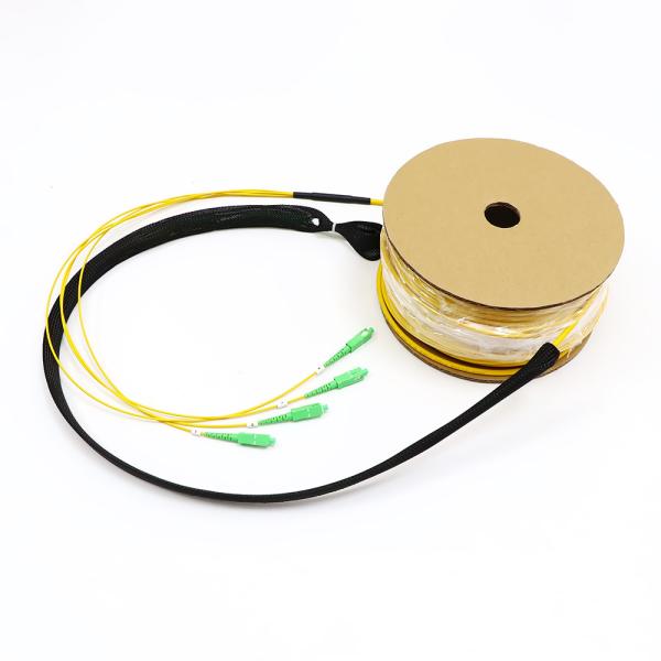 Кабель волокна SC APC однорежимный Pre прекращенный с вытягивая глазами