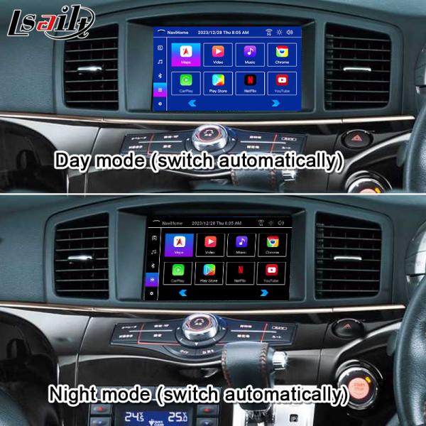 Android 13 8G Android Smart Infotainment Module для Nissan Elgrand E52 2010-включает CarPlay, YouTube, экран на затылок