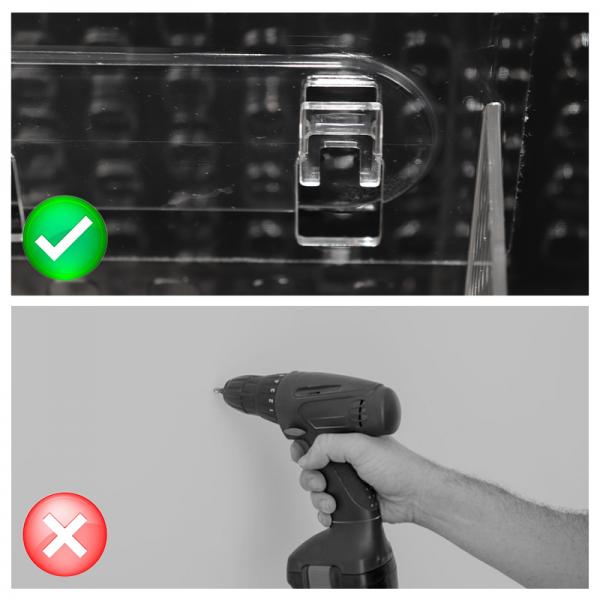 Ясный держатель стены корзины организатора ванны хранения кухни для Адвокатуры ливня