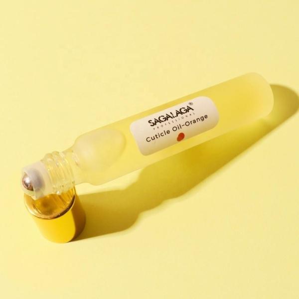 Container personnalisé Ananas personnalisé Revitalisant pour ongles à marque privée stylo à rouleaux huile de cuticule organique naturelle