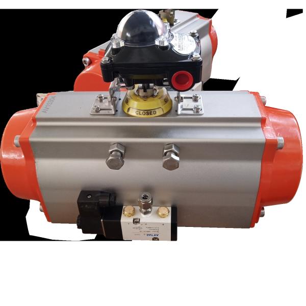 Atuadores Rotativos Pneumaticos aluminum alloy pneumatic actuator 1/4 turn