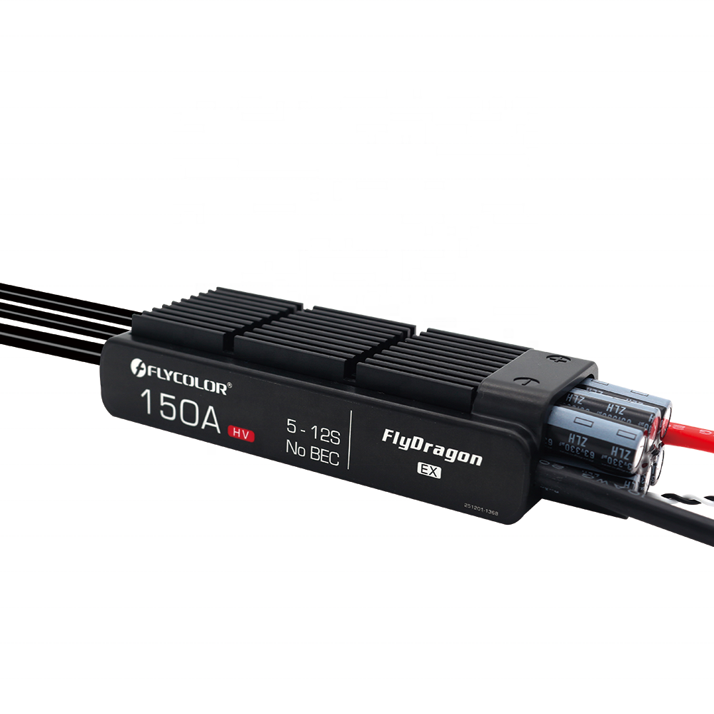 Flycolor 150A ESC with FlyDragon 5-12S HV OPTO for RC Hobby Models Fixed-wing Aircraft UAV Helicopter JP EDF Motor Made in