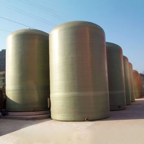 Large Vertical / Horizontal FRP Storage Tank Sturdy Structure