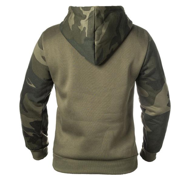 Autumn Winter Casual Hoodies Heat Transfer Camouflage Long Sleeved