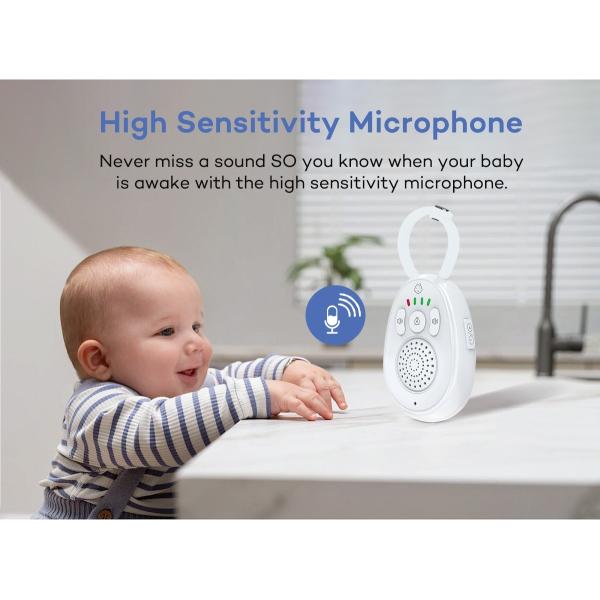 75G Wireless Infant Audio Guardian Featuring Temperature Sensor Ensuring Safe Baby Monitoring in Hospitals and Daycare Centers