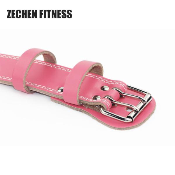 Weightlifting Back Waist Support Gym Suede Leather Power Lifting Belt