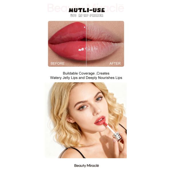 Private Label Lip Plumper Custom Label Long-lasting Logo Waterproof Moisturizing Tinted Lip Oil