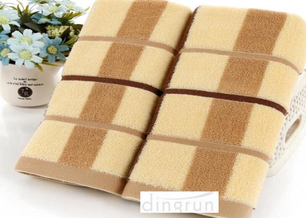 Reliable Super Absorption Striped Sports Gym Towels Embroidered Sports Towels