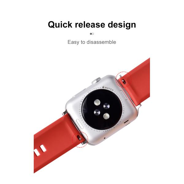 Top Selling Strap 22mm Silicone Rubber Quick Release Watch Strap For Smart Watch