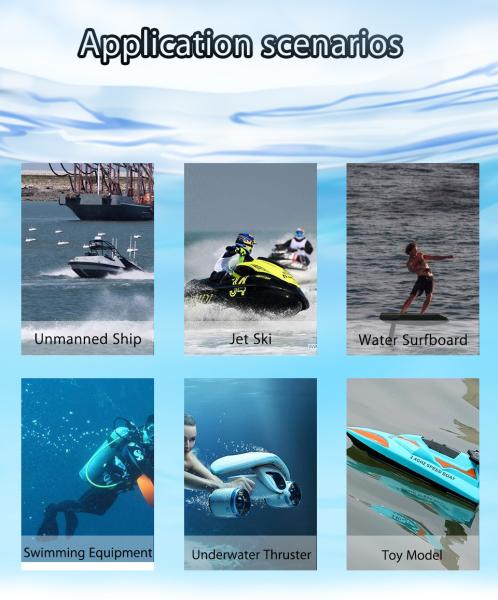 Faradyi IP67 Brushless BLDC Tubular Waterproof Motor Customized Permanent Magnet Ip68 12v Dc Motor Waterproof High Quality 350KV