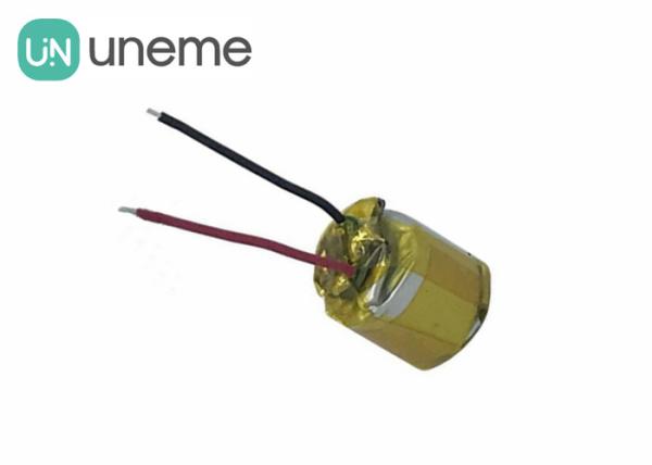 3.7V 65mAh Cylindrical Lithium Ion Battery 10100 / Wireless Bluetooth Headset Lipo Batteries