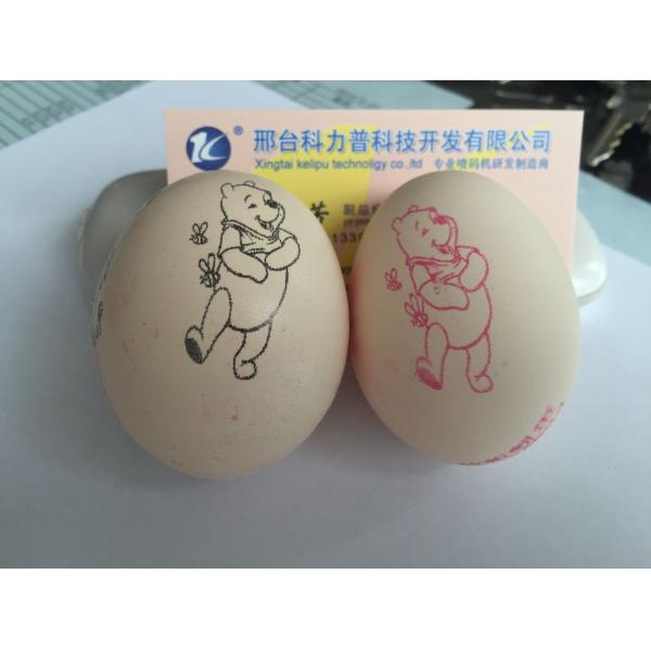Environmental Protection Egg Date Lot Batch Code Printer With USB Storage