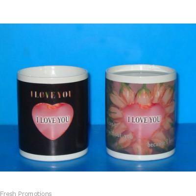 300ml Color Changing Mug Custom Heat Colour Changing Mug AB Grade