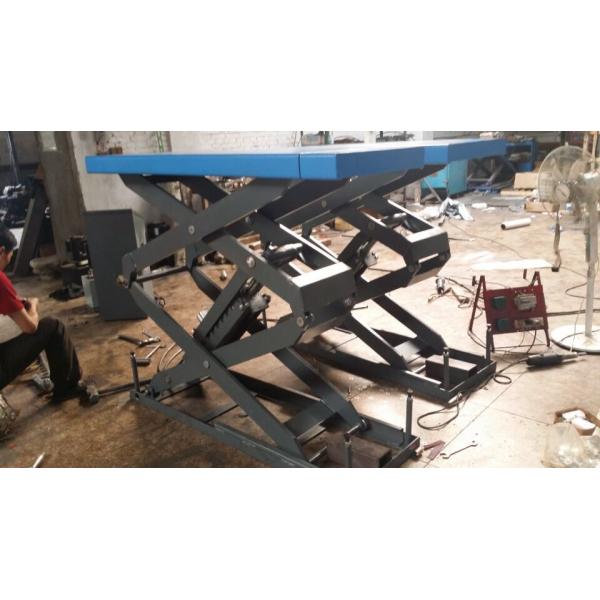 Inground Scissor Car Lifts Hydraulic Pneumatic Lock Frame Plate In Floor Scissor Auto Lift 3ton/1800mm