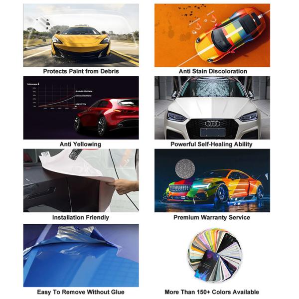Automotive Paint Protection TPU Color Change PPF Blue Car Wrap Vehicle Vinyl Wrap