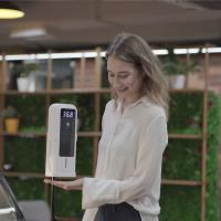 Distributeur écumant automatique de savon de capteur infrarouge de mesure de la température