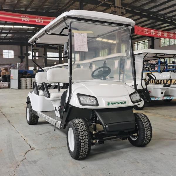 Qingdao China factory supply electric golf carts cheap price 60V battery golf buggy with 4 seats