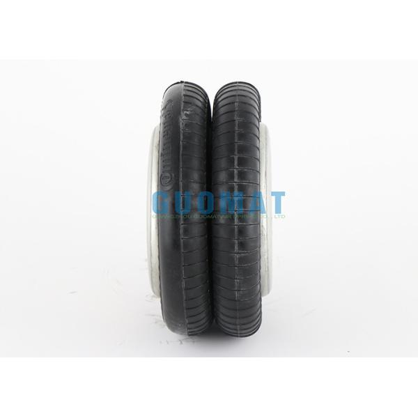 FD120-17 CI Double Convoluted Contitech Air Spring Natural Rubber Air Suspension Bag With Crimped Plates