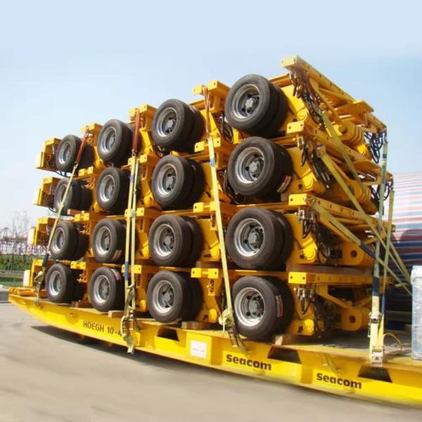 2 Axle 8 Bit Car Carrier Trailer Heavy Duty Truck Trailer Customization Semi-Trailer