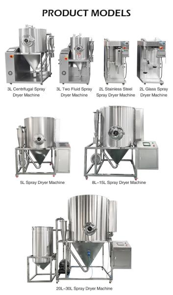 5l Industrial Coffee Spray Dryer Machine Detergent Spray Dryer Coffee Powder Making Machine