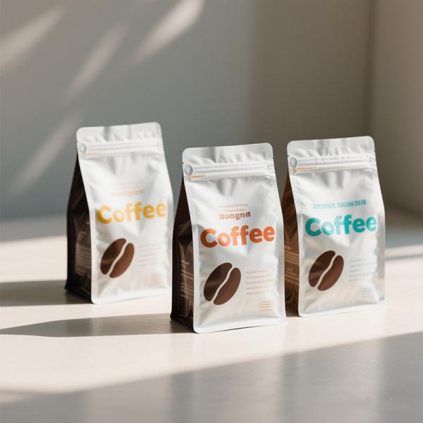 ​Premium Coffee Packaging Mylar Bag Aroma Lock Valve & 99% UV Light Blocking