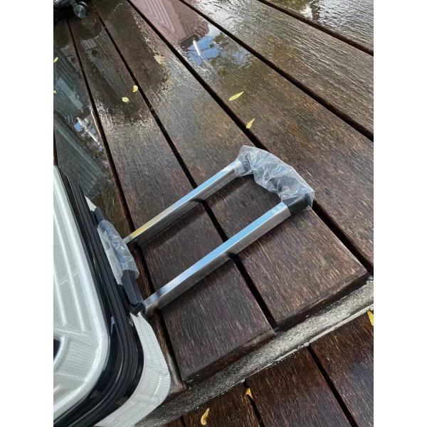 Устойчивый практичный ABS 4-колесный жесткий тележ, двойной цип ПК носить на багаж