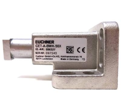 Euchner CET-A-BWK-50X - IP67 50mm Non-Contact - Industrial Stainless - Vibration-Resist Door Lock Sensor