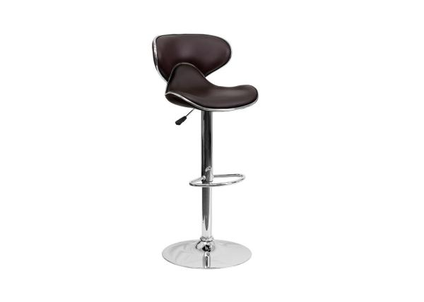 360 Degree Rotation 0.22m3 8.2kgs Modern Black Bar Stools
