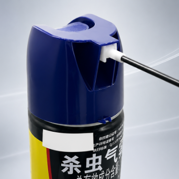 65mm Heavy-duty Plastic Aerosol Cap with Extension Tube for Controlled Spray Direction